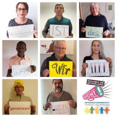 Integrationsbeirat beteiligt sich an Aktion zum Intern. Tag gegen Rassismus Integrationsbeirat beteiligt sich an Aktion zum Intern. Tag gegen Rassismus